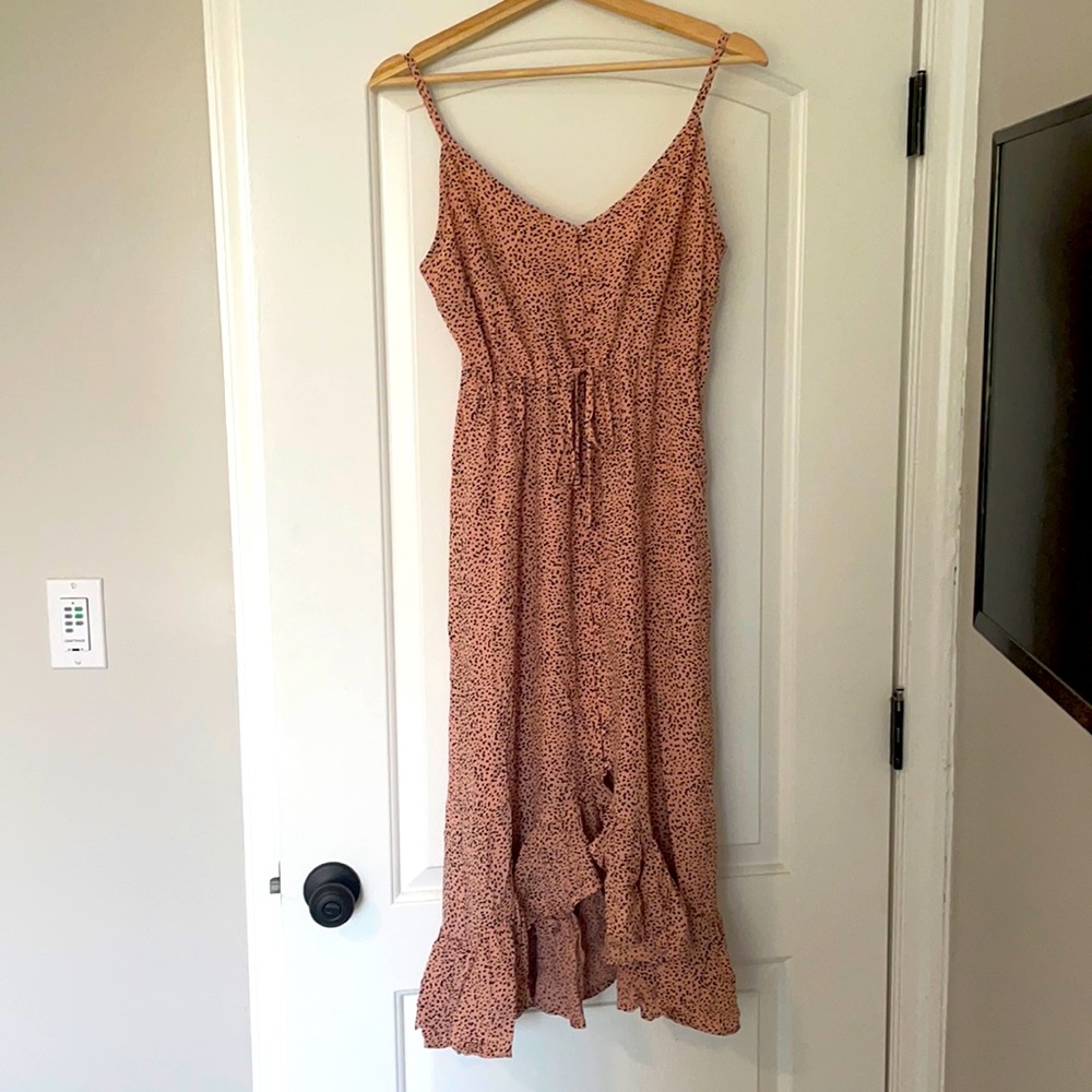 RAILS Frida MIDI Dress in Rose Spotted
